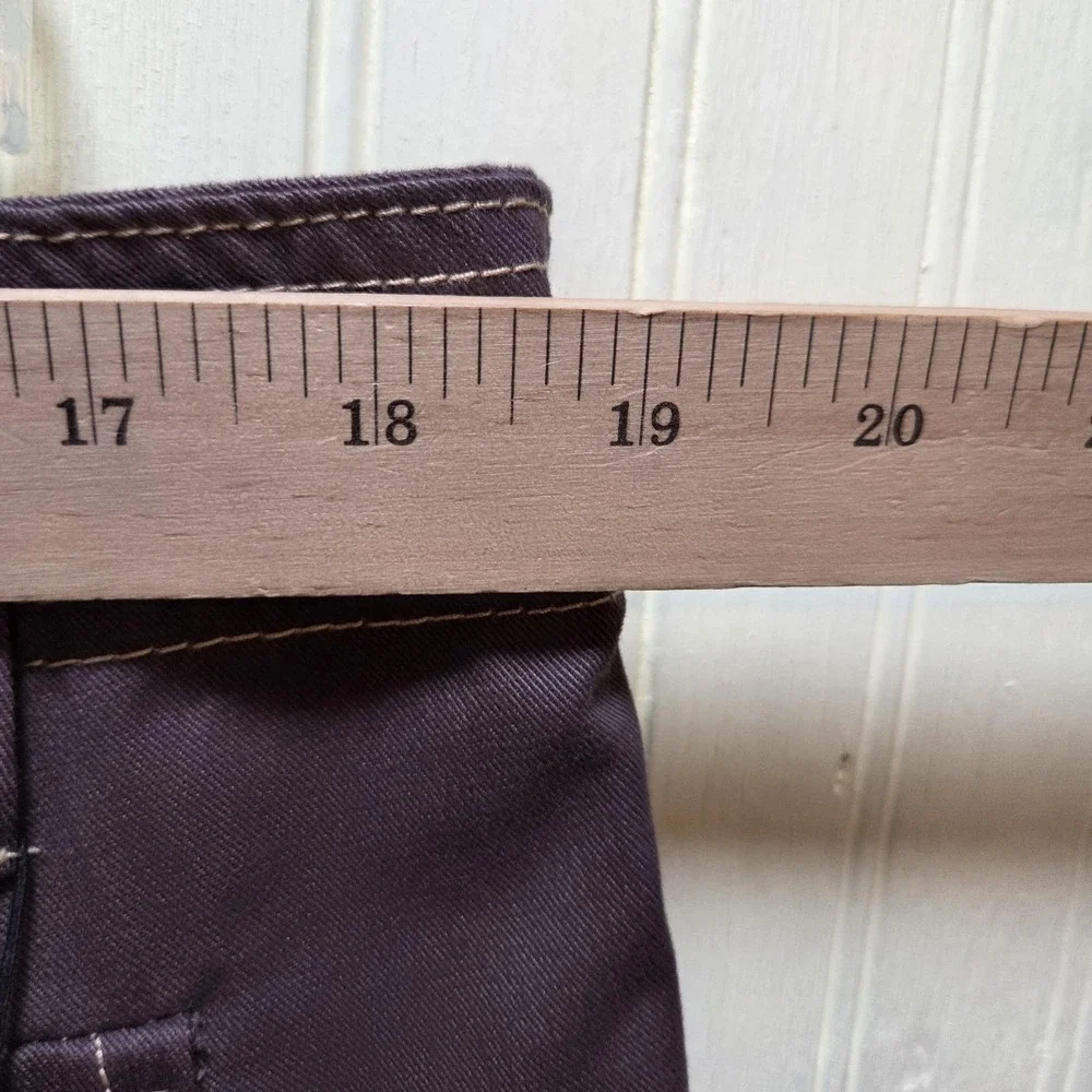 True Religion Cargo Pants Mens 36x32 Brown Relaxed Fit Embroidered Logo Pockets